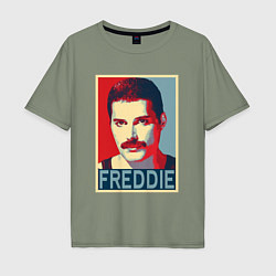 Футболка оверсайз мужская Freddie, цвет: авокадо