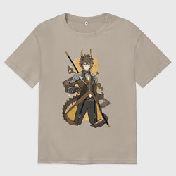 Мужская футболка оверсайз Чжун Ли в деле