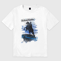 Мужская футболка оверсайз The Bronze Horseman