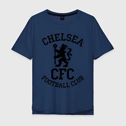 Футболка оверсайз мужская Chelsea CFC, цвет: тёмно-синий