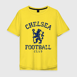 Футболка оверсайз мужская Chelsea FC: Lion, цвет: желтый