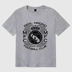 Футболка оверсайз мужская Real Madrid MFC, цвет: меланж