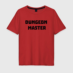 Футболка оверсайз мужская Dungeon Master, цвет: красный