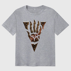 Мужская футболка оверсайз Символ Морровинда