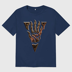 Мужская футболка оверсайз Символ Морровинда