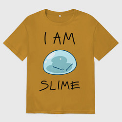 Мужская футболка оверсайз I AM SLIME