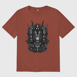 Мужская футболка оверсайз Hunt Showdown Чумной Доктор