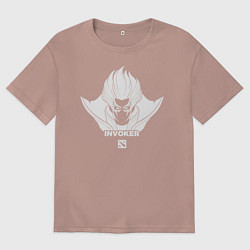 Мужская футболка оверсайз Invoker из Доты 2