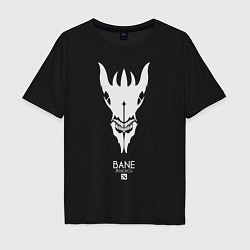 Футболка оверсайз мужская Bane из Доты 2, цвет: черный