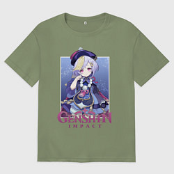 Мужская футболка оверсайз ЦИ ЦИ QI QI ГЕНШИН