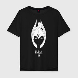 Футболка оверсайз мужская Luna из Доты 2 Moon Rider, цвет: черный