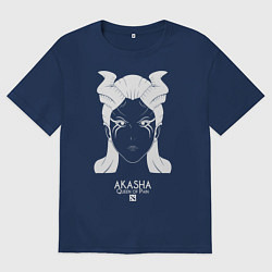 Мужская футболка оверсайз Акаша из Доты 2