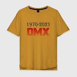 Футболка оверсайз мужская Peace DMX, цвет: горчичный