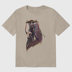 Мужская футболка оверсайз Скарамучча