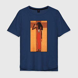 Мужская футболка оверсайз Древняя Египтянка