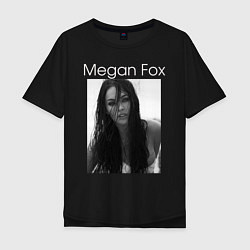 Футболка оверсайз мужская Megan Fox, цвет: черный