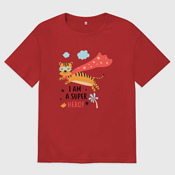 Мужская футболка оверсайз Я Супергерой
