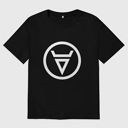 Мужская футболка оверсайз ВЕЛЕС СИМВОЛ БОЖЕСТВА