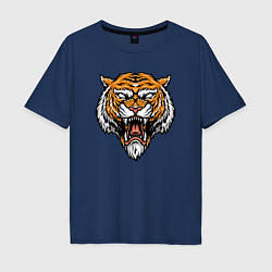 Мужская футболка оверсайз Ghost Tiger