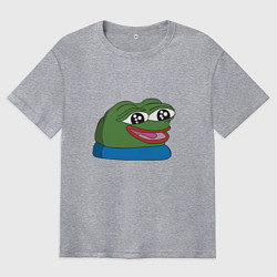 Мужская футболка оверсайз Pepe happy Пепе хеппи