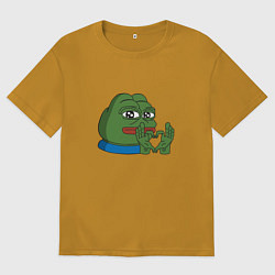 Мужская футболка оверсайз Pepe love пепе лов