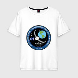 Мужская футболка оверсайз SPACE X С1