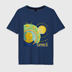 Мужская футболка оверсайз Space Oddity 42