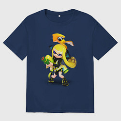 Мужская футболка оверсайз Splatoon Girl