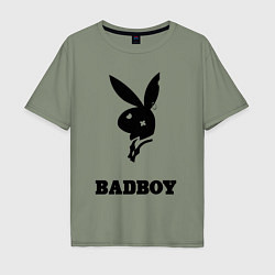 Футболка оверсайз мужская BAD BOY PLAYBOY, цвет: авокадо