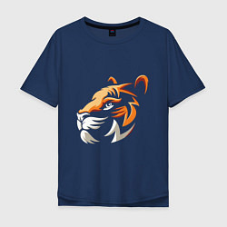 Мужская футболка оверсайз Tiger Cute