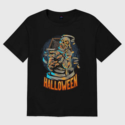 Мужская футболка оверсайз Halloween Mummy