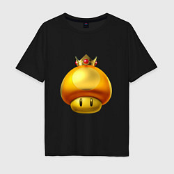 Футболка оверсайз мужская GoldToad, цвет: черный