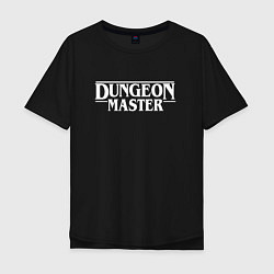 Футболка оверсайз мужская DUNGEON MASTER ГАЧИМУЧИ БЕЛЫЙ, цвет: черный