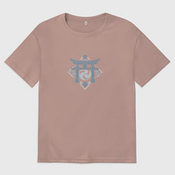 Мужская футболка оверсайз Genshin Impact - Инадзума