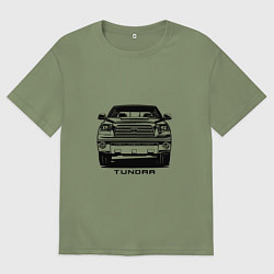 Мужская футболка оверсайз Тойота Тундра