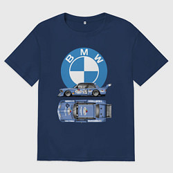 Мужская футболка оверсайз BMW Motorsport Retro, Germany