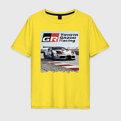 Мужская футболка оверсайз Toyota Gazoo Racing - легендарная спортивная коман