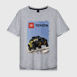 Мужская футболка оверсайз Toyota Racing Team, desert competition