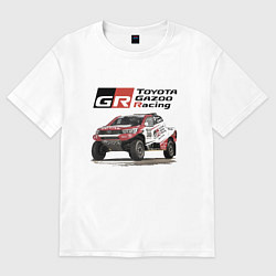 Мужская футболка оверсайз Toyota Gazoo Racing Team, Finland Motorsport