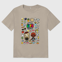 Мужская футболка оверсайз TOCA LIFE WORLD ТОКА ЛАЙФ ВОРЛД TOCA BOCA