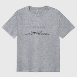 Мужская футболка оверсайз Lord Of The Drinks