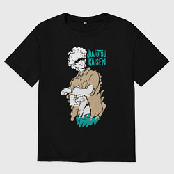 Мужская футболка оверсайз Учитель Годжо из Магической Битвы