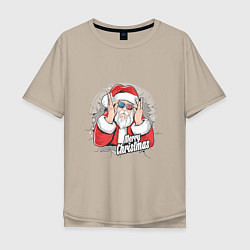 Мужская футболка оверсайз Cool Santa