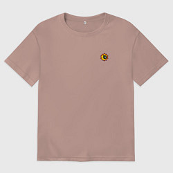 Мужская футболка оверсайз Крутой Сэм Эмблема спина