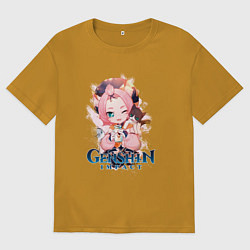 Мужская футболка оверсайз Диона Diona Genshin Impact