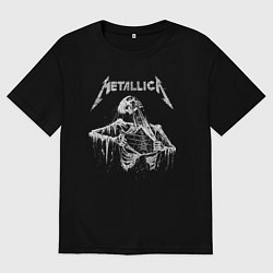 Мужская футболка оверсайз Metallica - thrash metal!