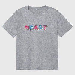 Мужская футболка оверсайз Mr Beast - Art 1