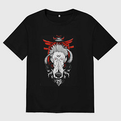 Мужская футболка оверсайз ЗАКЛИНАНИЕ ИТАДОРИ, СУКУНА