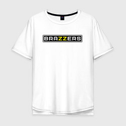 Футболка оверсайз мужская Brazzers, цвет: белый