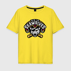 Мужская футболка оверсайз Sea Wolves - baseball team